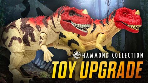 toy upgrade ceratosaurs jurassic park  hammond collection figure