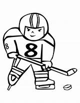 Hockey Coloring Pages Player Nhl Score Color Trying Ice Drawing Print Getcolorings Printable Getdrawings Netart Idea Colorings sketch template