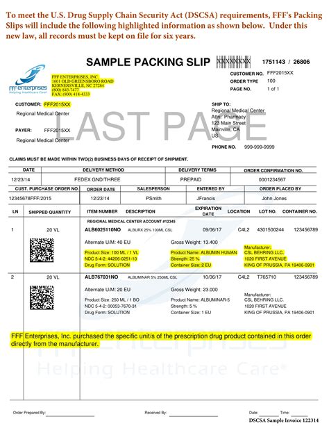 delivery order sample master  template document
