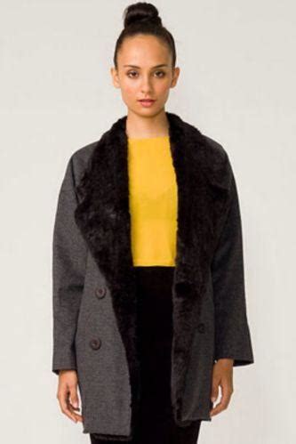 fur lined coat ebay