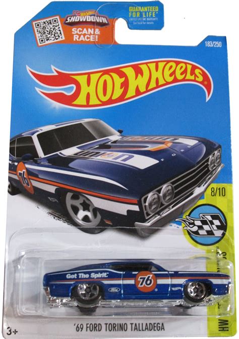 hot wheels 2016 hw speed graphics 8 10 blue 69 ford torino talladega 183 250 awesome