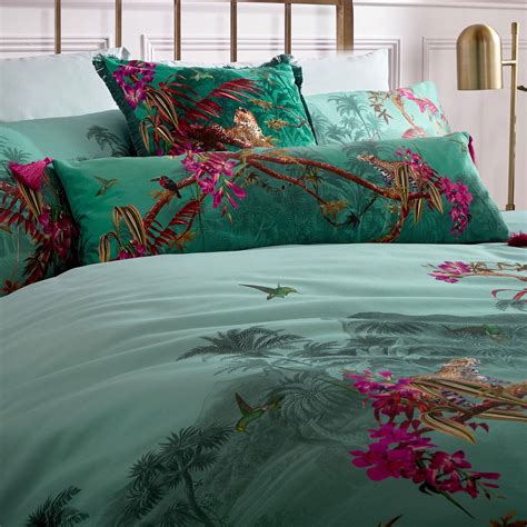 Ted Baker Cushions Ted Baker Hibiscus Bolster Cushion Jade All