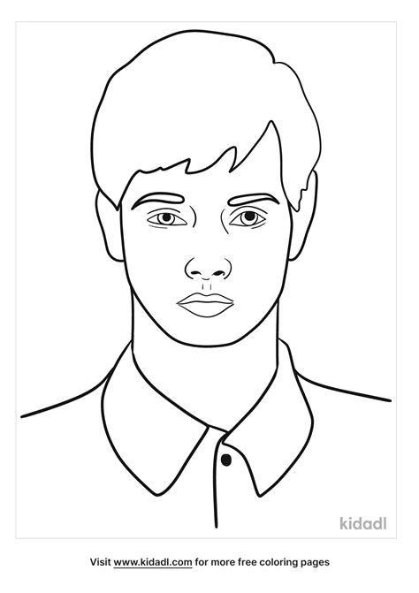 boy coloring pages