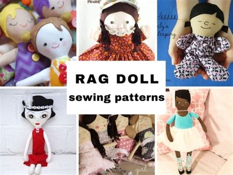 easy rag doll sewing pattern rafalrachell