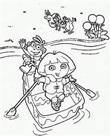 River Coloring Nile Pages Sheet Getcolorings Dora Getdrawings sketch template