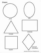 Shapes Basic Printable Coloring Templates Pages Firstpalette Shape Cut Kids Toddlers Printables Color Simple Stencils Set Activities Math Learning Crafts sketch template
