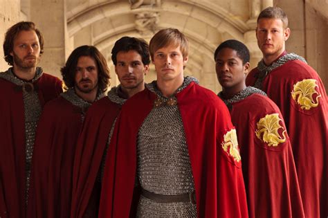 merlin returns the fourth series premiere in pictures