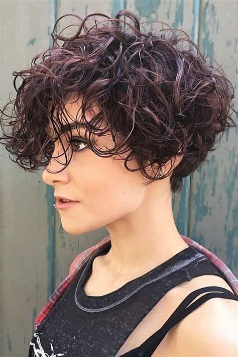 unusual curly hairstyles design ideas  teenage   short