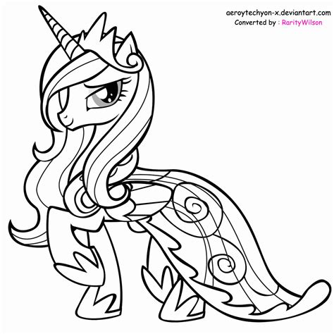 pony coloring pages princess celestia