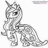 Coloring Little Ponies Pony Pages Popular sketch template