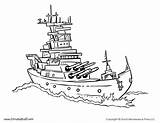 Coloring Battleship Pages Colouring Printable Color Kids Outline Template Printables Print Sketch Categories Timvandevall sketch template