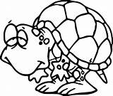 Slow Tortoise Coloring Turtle Wecoloringpage sketch template