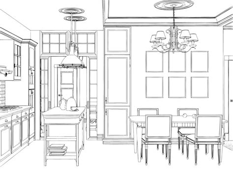 interior coloring pages