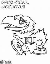 Kansas Jayhawk Ku sketch template