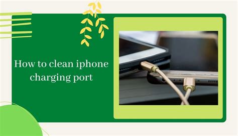 clean iphone charging port   methods  homy