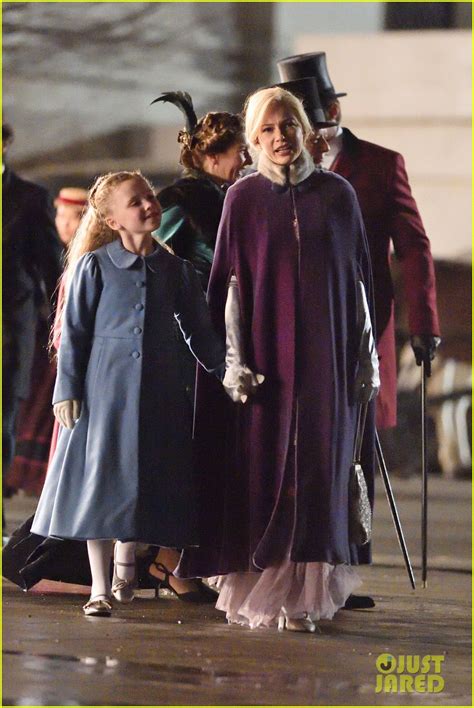 hugh jackman and michelle williams film the greatest showman in nyc photo 3880927 hugh