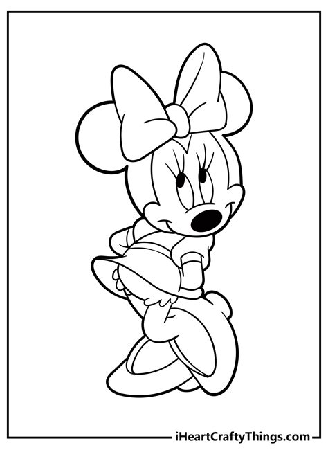 minnie mouse printable coloring pages printable form templates