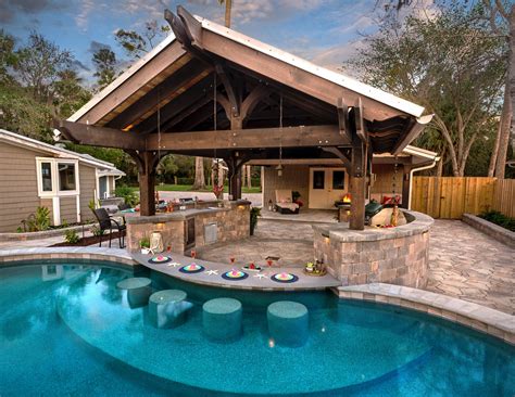 Featured Residential Projects Backyard Pool Cabana Jacksonville