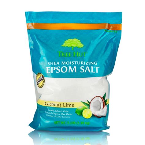 tree hut shea moisturizing epsom salt coconut lime ibs ultra