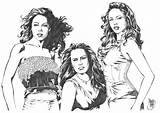 Amazonas Charmed Salvajes Marcioabreu7 Bellas Peligrosas Piper Paige Lindos Mujeres Halliwell Abreu Marcio Cuadros Grafito sketch template
