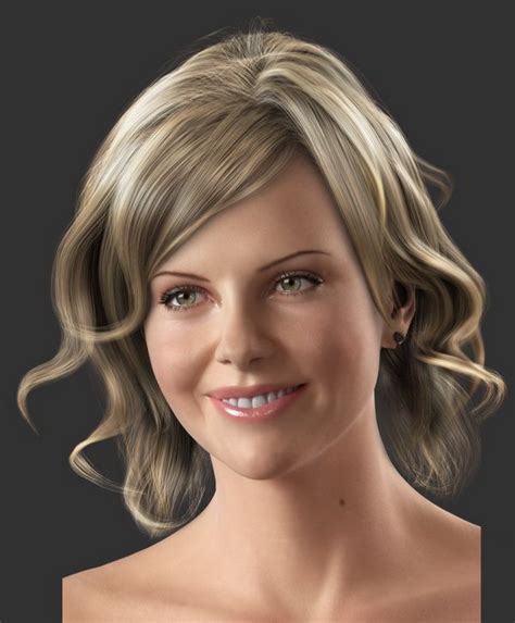40 most beautiful 3d woman character designs and models zbrush hair