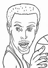 Basketball Steph Educative Educativeprintable Coloringhome sketch template
