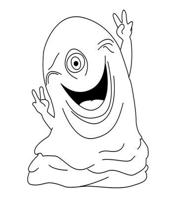 alien coloring pages  coloringkidsorg