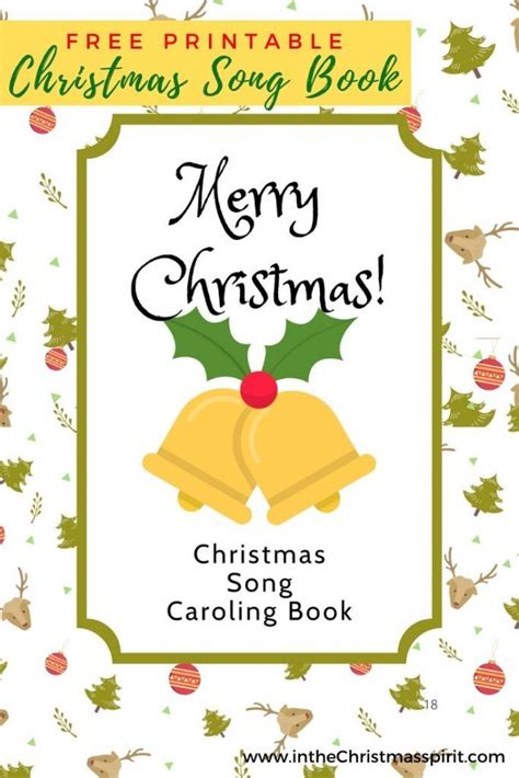 printable christmas caroling booklets printable templates
