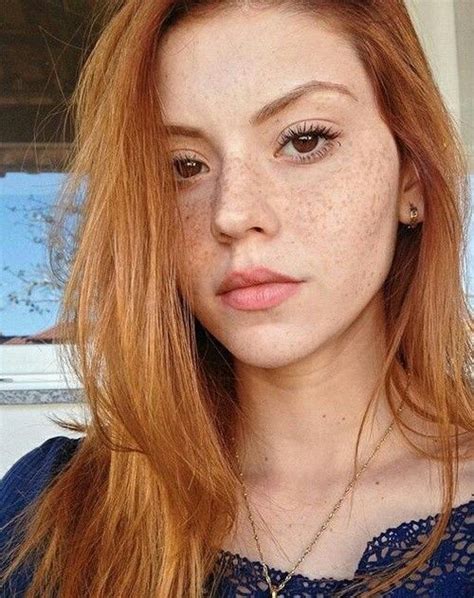 the subtlety of her freckles in 2019 how to color eyebrows redhead hairstyles red hair model