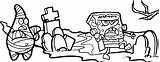 Bob Esponja Halloween Colorear Para Coloring Pages Spongebob Patrick Patricio Frankenstein Cementerio Sponge Es Los Original Momia Dos Una sketch template