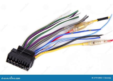 car player wiring cable stock photo image  loom data