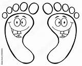 Cartoon Outlined Foot Happy Print Character Para Stock Colorear Pies Feet Pie Drawing Vector Feliz Royalty Getdrawings Hittoon 123rf Desde sketch template