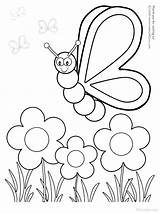 Spring Coloring Pages Themed Getdrawings sketch template
