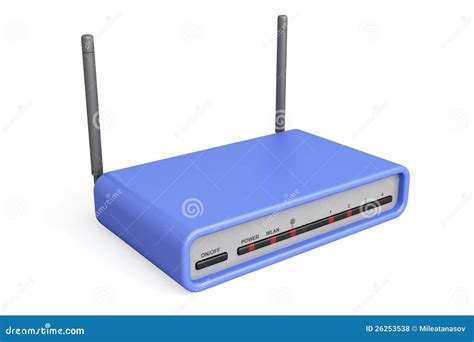 blue router royalty  stock  image