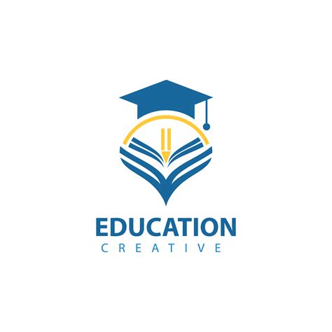 education logo template design vector illustration icon  vector