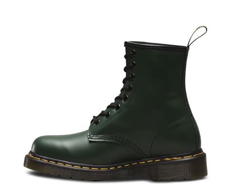 dr martens unisex  green classic smooth leather  eye ankle  boots ebay