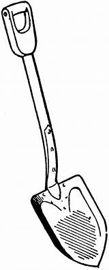 Shovel Clipartix Nosed sketch template