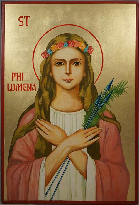 saint philomena orthodox icon blessedmart
