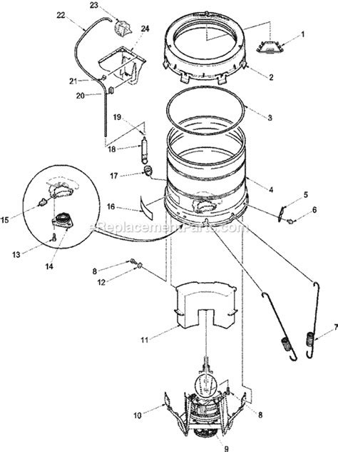 amana lwaaw parts list  diagram plwaaw ereplacementpartscom