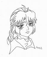 Sad Coloring Girl Anime Pages Drawing Girls Face Line Crying Puppy Sheets Colouring Printable Drawings Color Getcolorings Getdrawings Paintingvalley Print sketch template