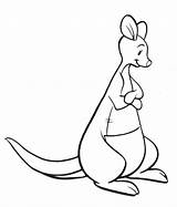 Pooh Kanga Roo sketch template