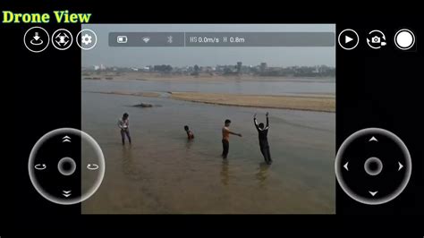 testing dji tello drone  chhat ghat swim  riverfull testdji tello india youtube