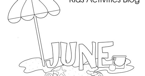 june coloring pages cute printable coloring pages