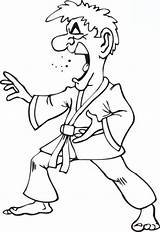 Coloring Pages Judo Karate Coloringpages1001 Color sketch template