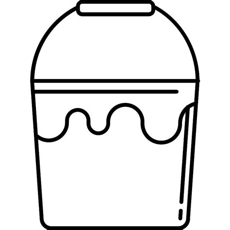 paint bucket coloring page