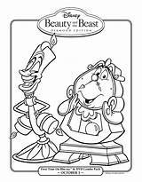 Beast Beauty Bestia Imprimir Cogsworth Lumiere Gratistodo sketch template