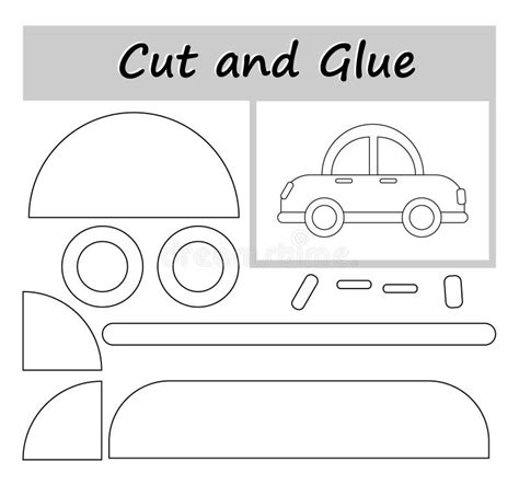cut glue car stock illustrations  cut glue car stock illustrations