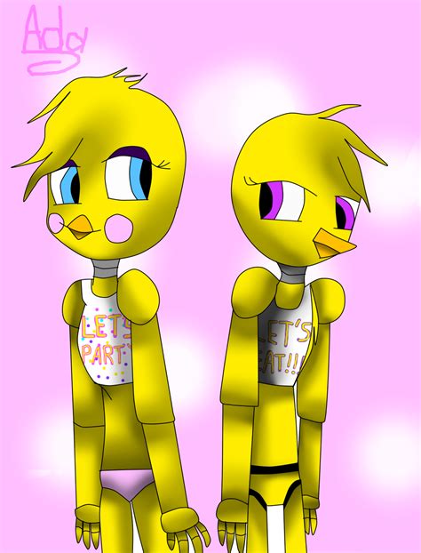 Chica And Toy Chica Five Nights At Freddys By