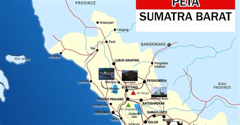 sejarah populer peta sumatra barat lengkap   nama kabupaten  kota