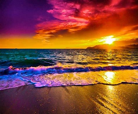 Most Beautiful Colorful Sunset Ever Captured On Film ♥
